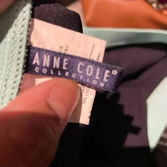 Anne Cole Swim Skirt Blue Grey Size Medium - Picture 3 of 6